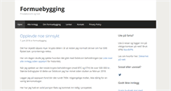 Desktop Screenshot of formuebygging.com